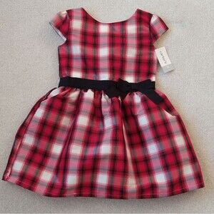 NWT CARTER’S RED HOLIDAY Christmas Plaid DRESS